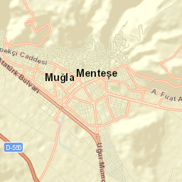 Menteşe Street Map