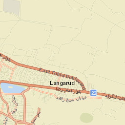 Lahijan Street Map
