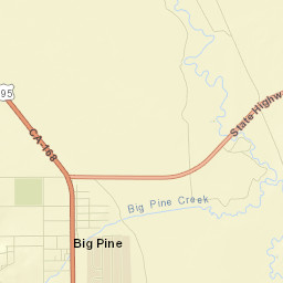 Big Pine Street Map