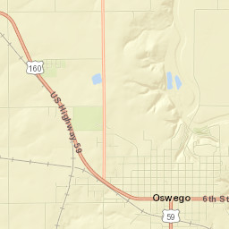 Nevada St Oswego KS 67356 Street Map