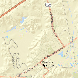 Dawson Springs Street Map