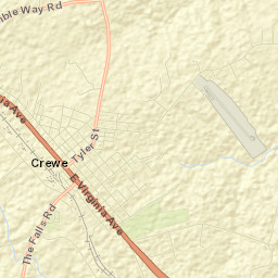 Crewe Street Map