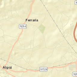 Algoz Street Map