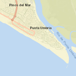 Punta Umbría Street Map