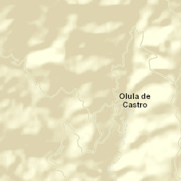Olula de Castro Street Map
