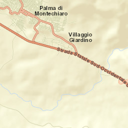 Palma di Montechiaro Street Map