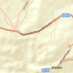 Vizzini Street Map