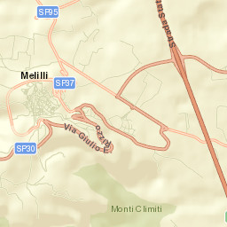 Melilli Street Map