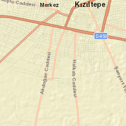 Kızıltepe Street Map