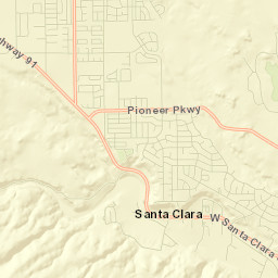 Santa Clara Street Map