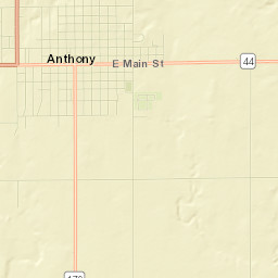 Anthony Street Map