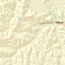 State Hwy E, Gipsy, MO 63750 Street Map