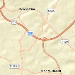 Bensafrim Street Map