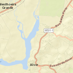 Alvor Street Map