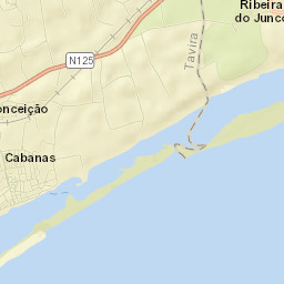 Cabanas de Tavira Street Map