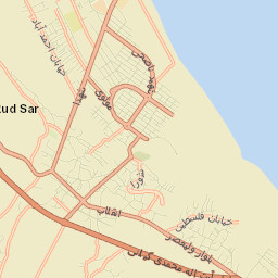 Rudsar Street Map