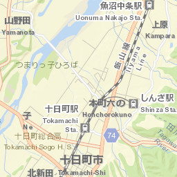 Tōkamachi-shi Street Map