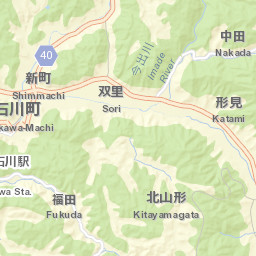 Ishikawa Street Map