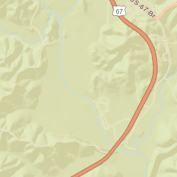 Wayne County Street Map