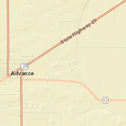 Advance Street Map