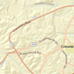 Columbia Street Map
