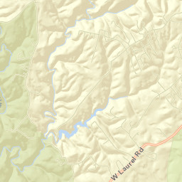 Laurel County Street Map