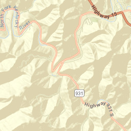 Letcher County Street Map