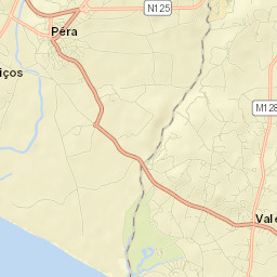 Pêra Street Map