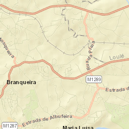 Olhos de Água Street Map
