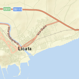 Licata Street Map