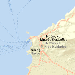 Náxos Street Map