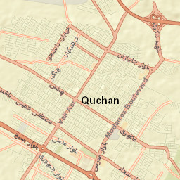 Quchan Street Map