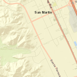 San Martin Street Map