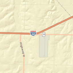 Interstate 44, Stotts City, MO 65756 Street Map