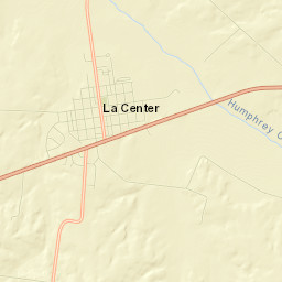 La Center Street Map