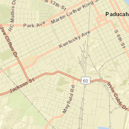 2926 Clark St Paducah Kentucky Street Map