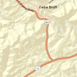 Claypool Hill Street Map