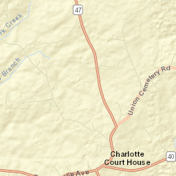 Charlotte Court House Street Map