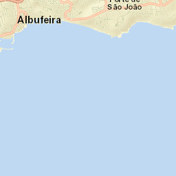 Albufeira Street Map