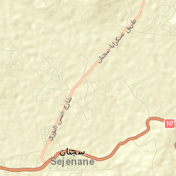 Sejenane Street Map