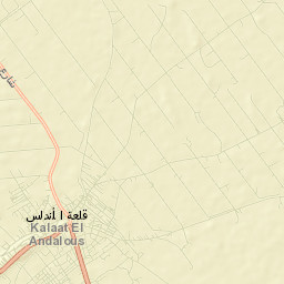 Galaat el Andeless Street Map