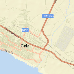 Gela Street Map