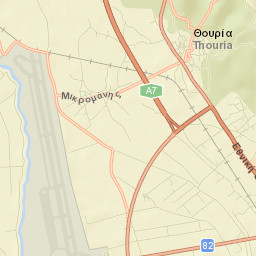 Thouría Street Map