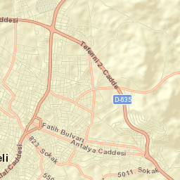 Korkuteli Street Map