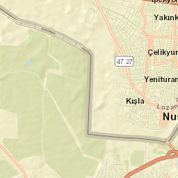 Nusaybin Street Map