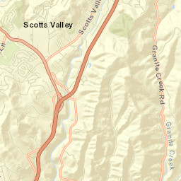 Scotts Valley Street Map