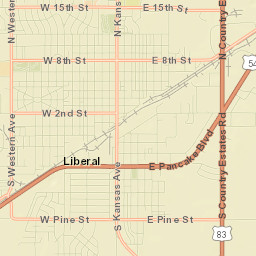 Liberal Street Map
