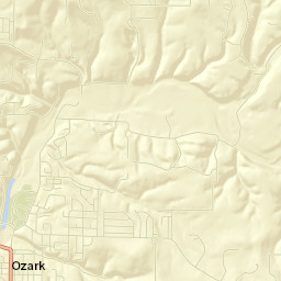 Ozark Street Map