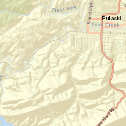 Pulaski Street Map