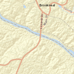 Brookneal Street Map